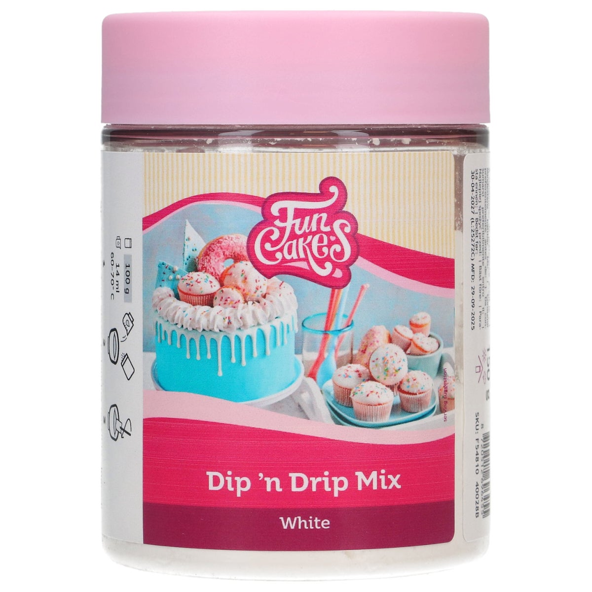 FunCakes Dip 'n Drip Wit 375g
