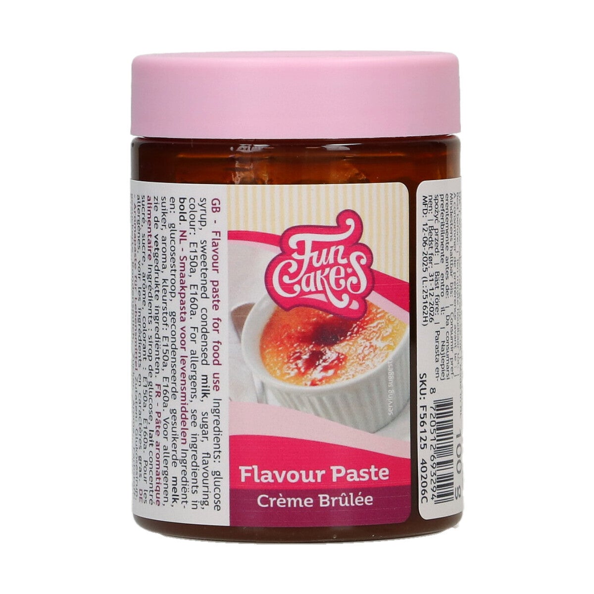 FunCakes Smaakpasta Crème Brûlée 100g