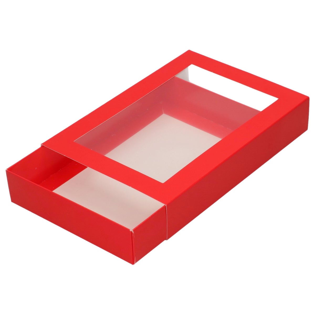 FunCakes Chocoladeletterdoos Rood/Wit 20x14x3,5cm pk/10