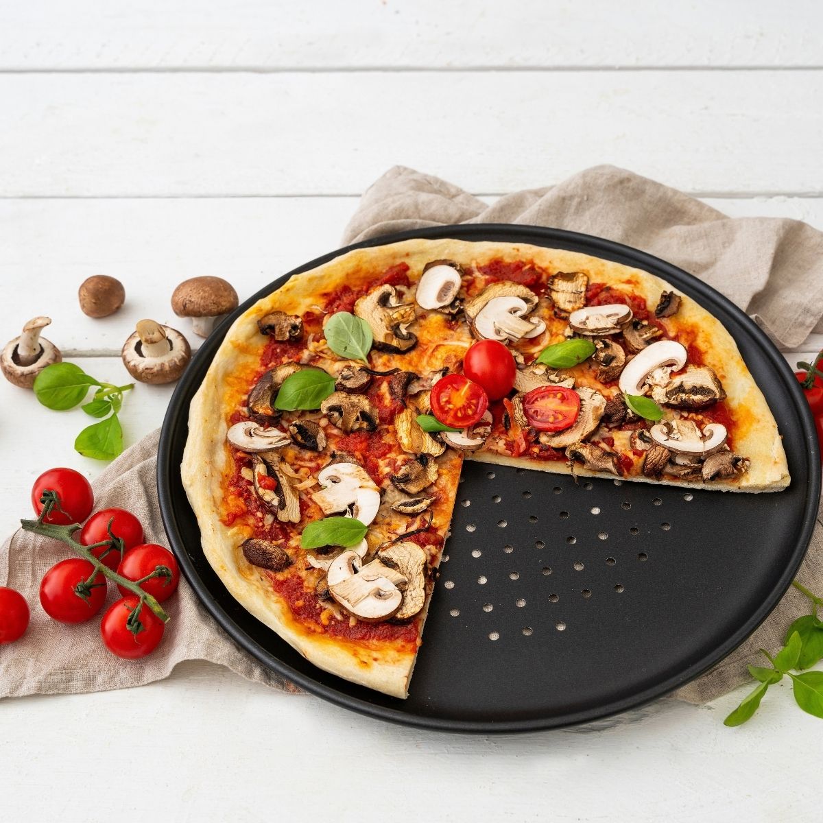 Zenker Pizza Bakplaat Geperforeerd Ø32cm