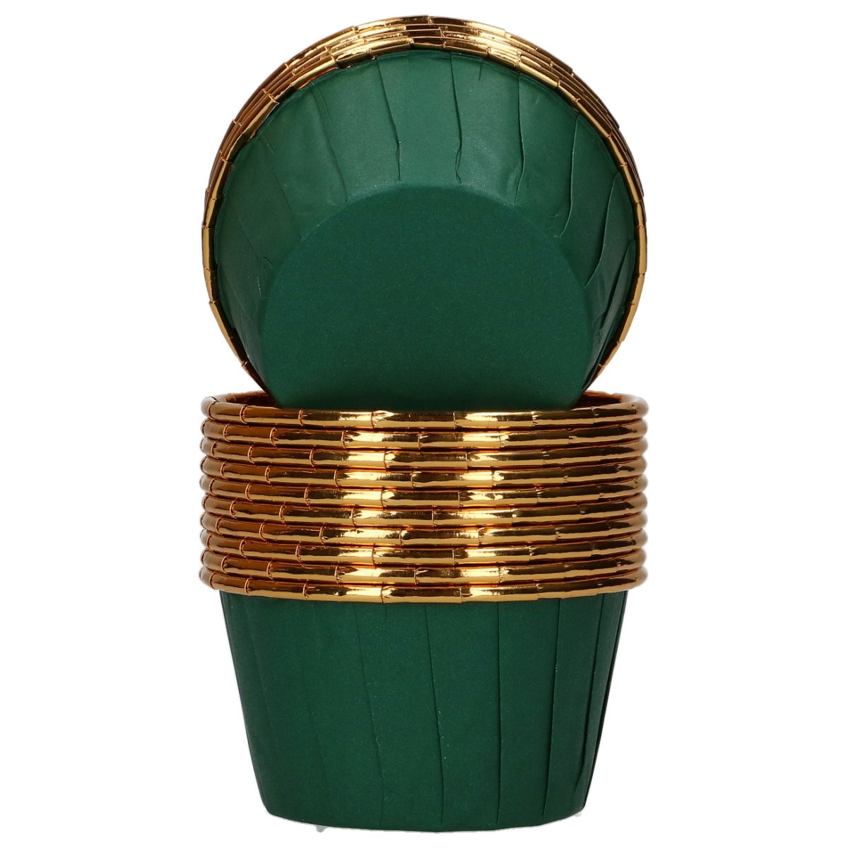 Wilton Muffin Cups Donkergroen set/50