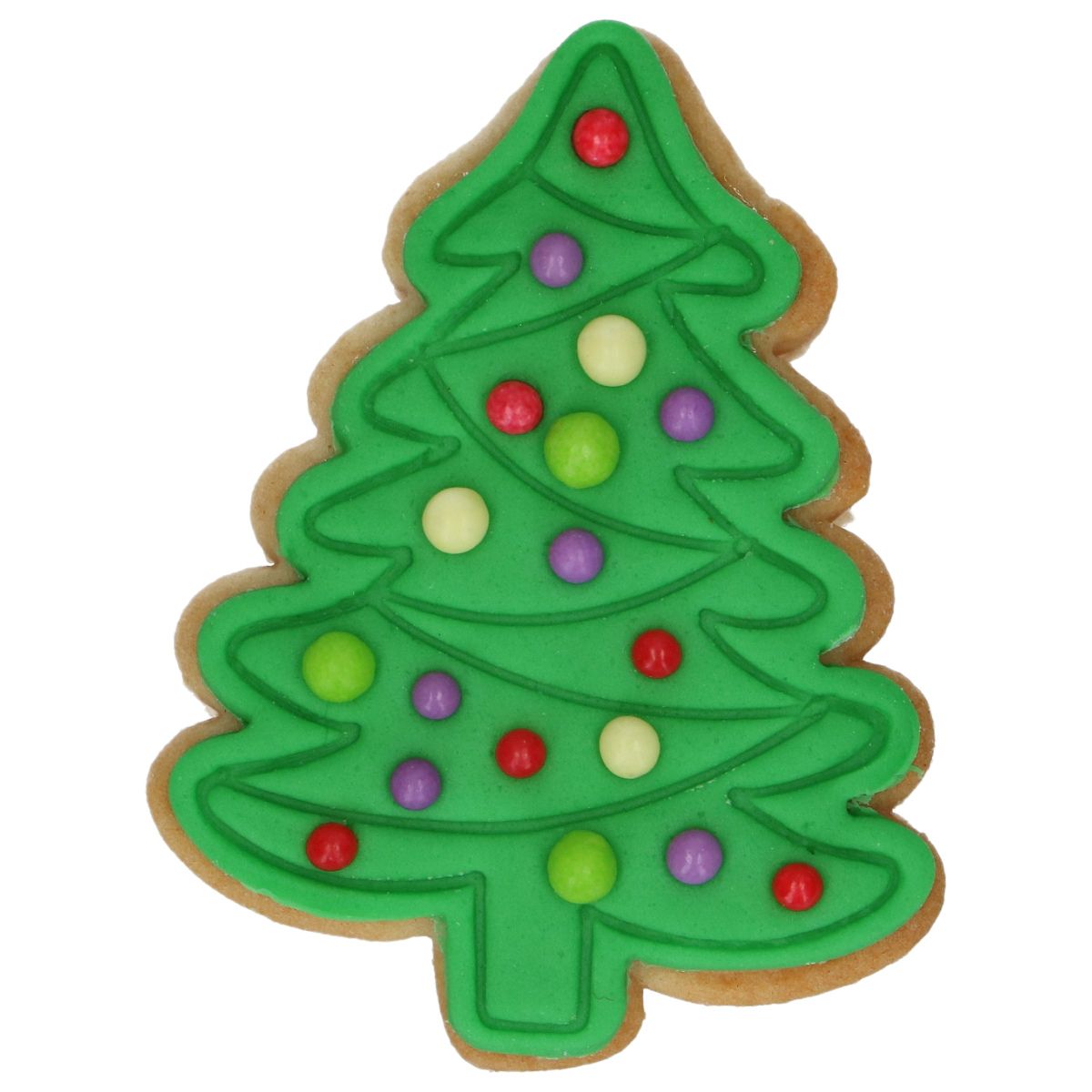 Wilton Koekjesuitsteker met Stempel Kerstboom 7,5cm