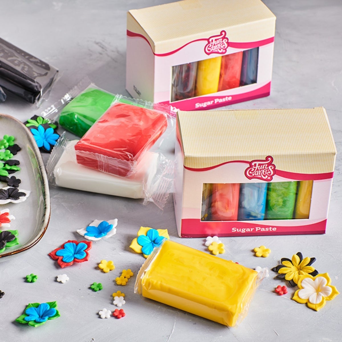 FunCakes Fondant Multipack Primary Colours 5x100g
