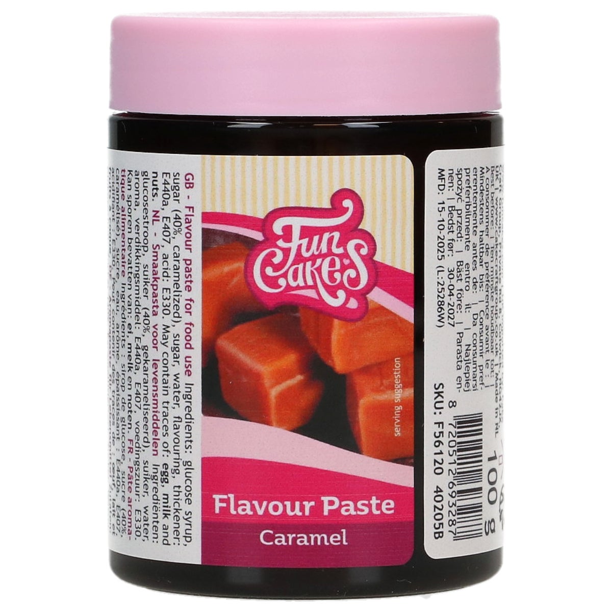 FunCakes Smaakpasta Karamel 100g