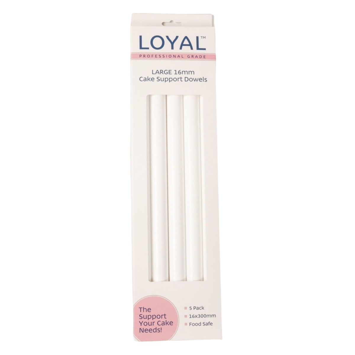 LOYAL Cake Dowels Stevig Materiaal Groot pk/5