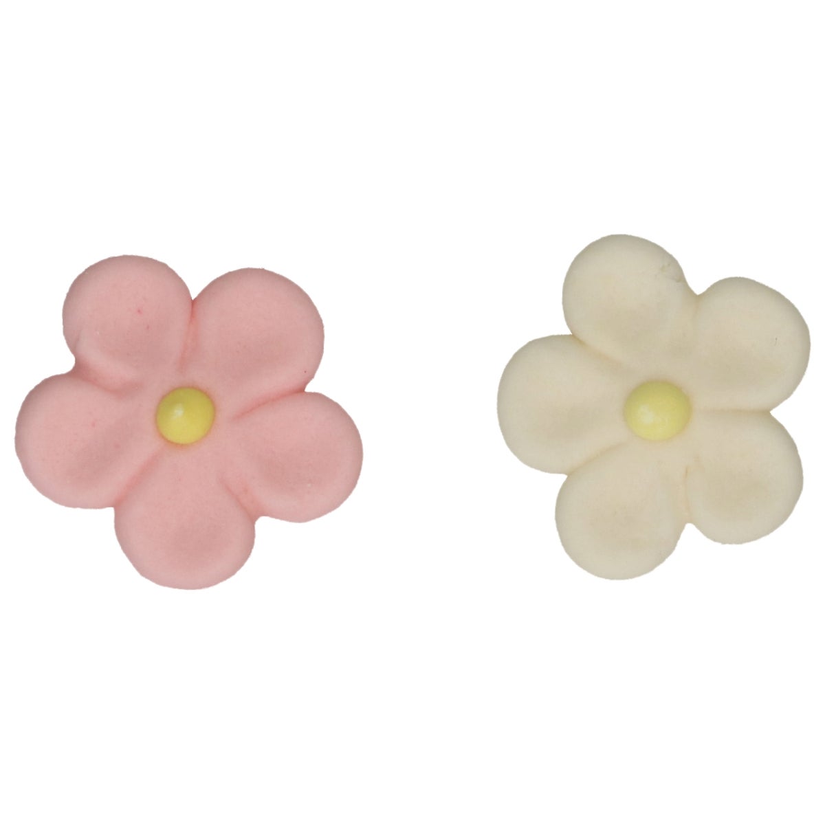 FunCakes Fondant Decoraties Madeliefjes Wit Roze set/12