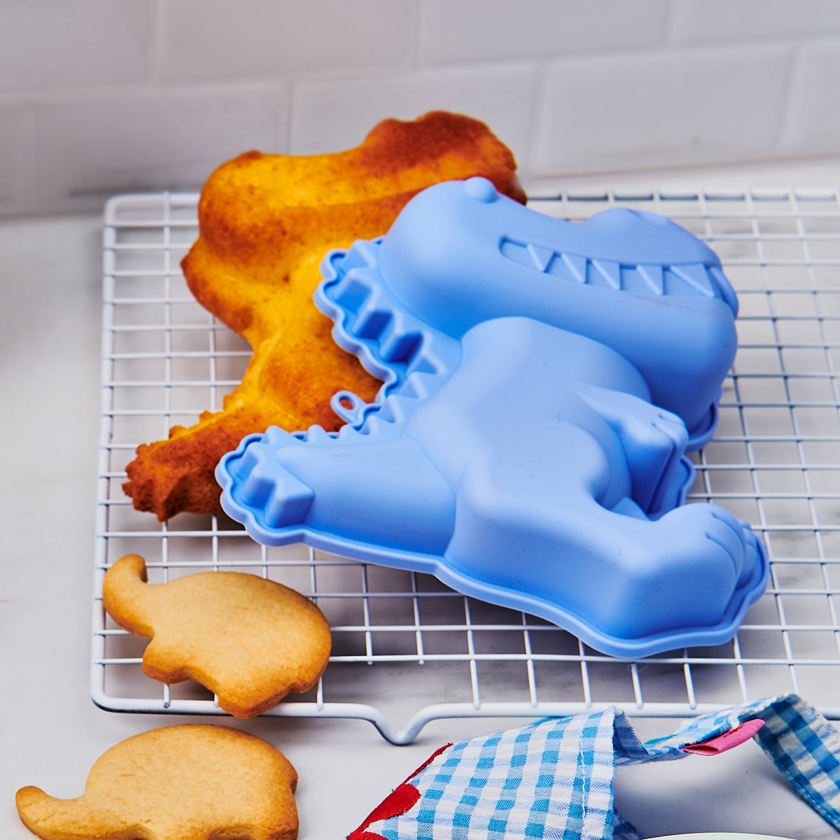 Wilton Baking Kit Silicone Mal Dino Set/3