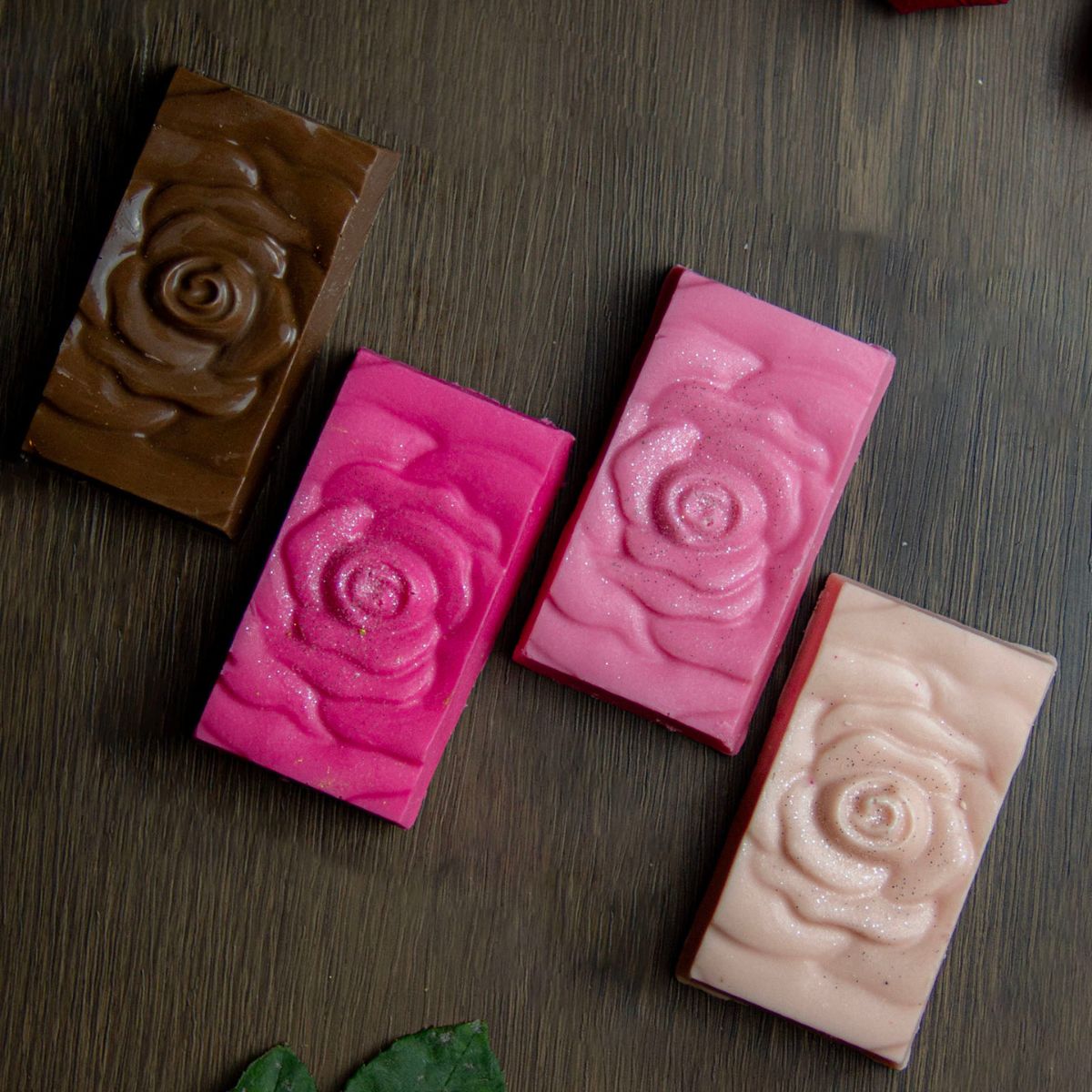 BWB Chocolate Mould 3 delig Rozen Design Mini Choc Bar