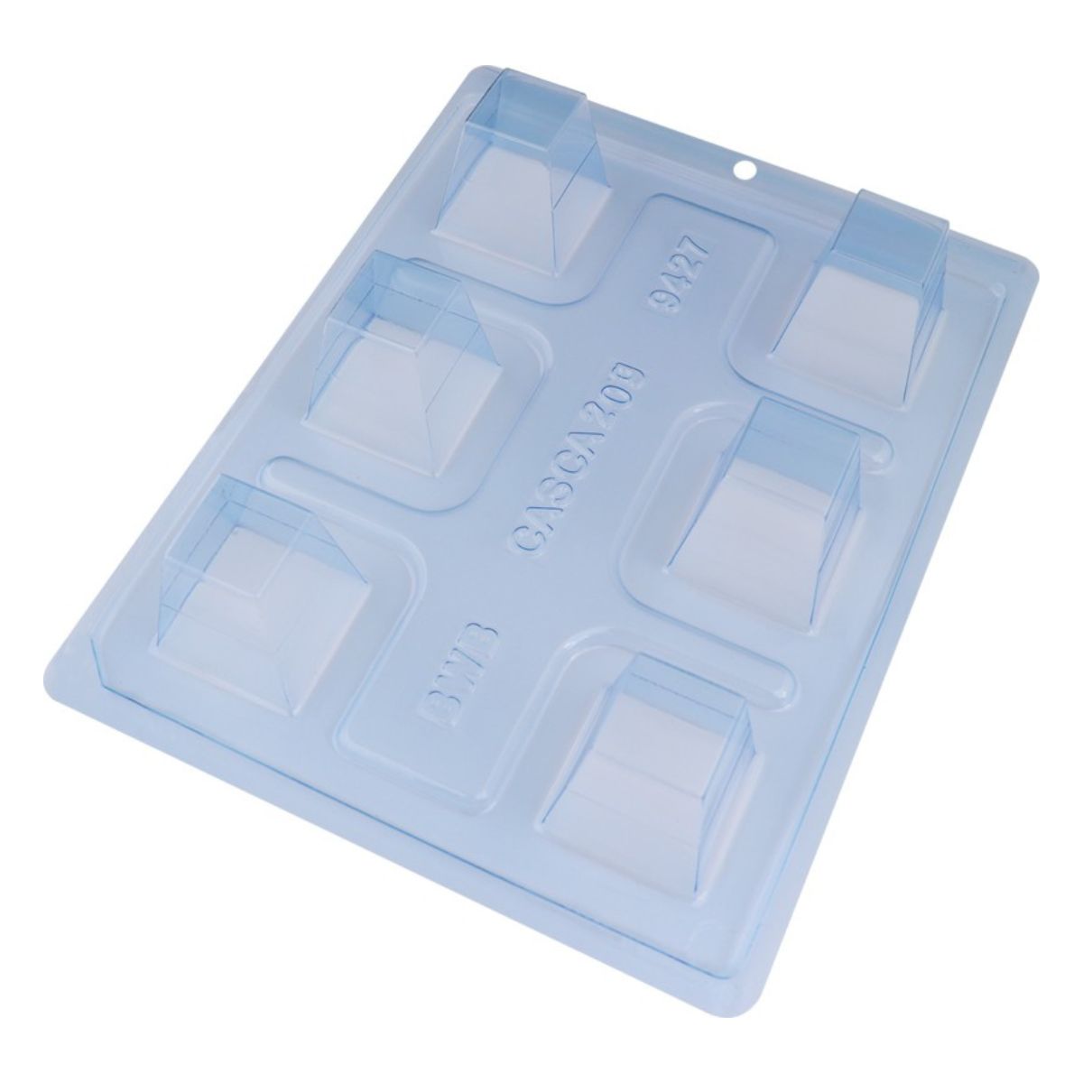 BWB Chocolate Mould 3 delig Mousse Cup 6 Vakken