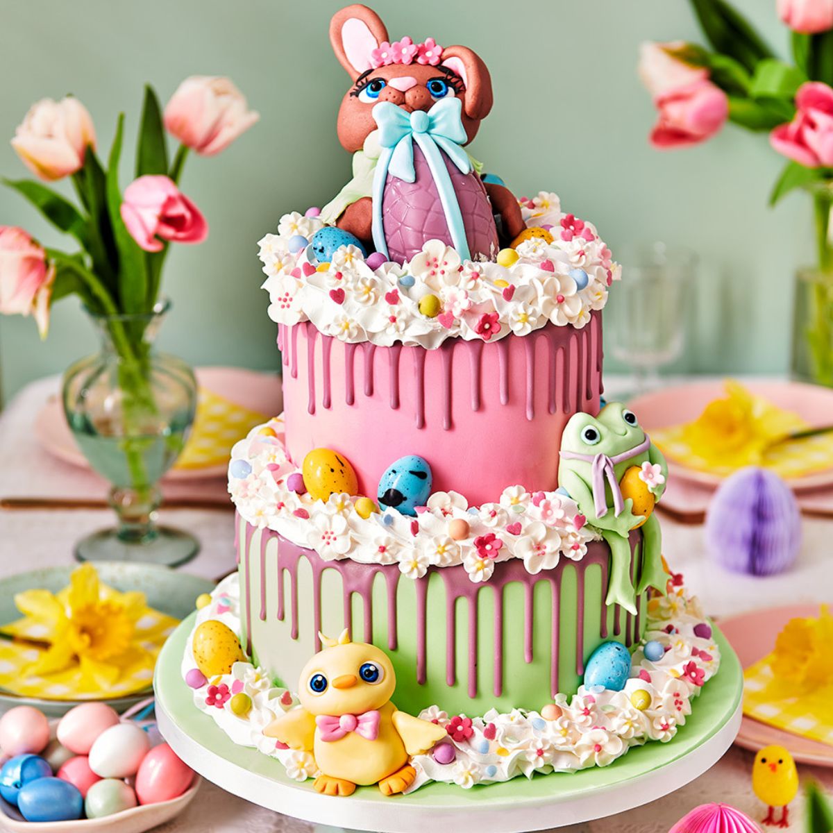 Cake Star Mould Cracked Half Egg Large set/2