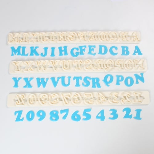 FMM Alphabet & Numbers Tappits Art Deco Upper Case