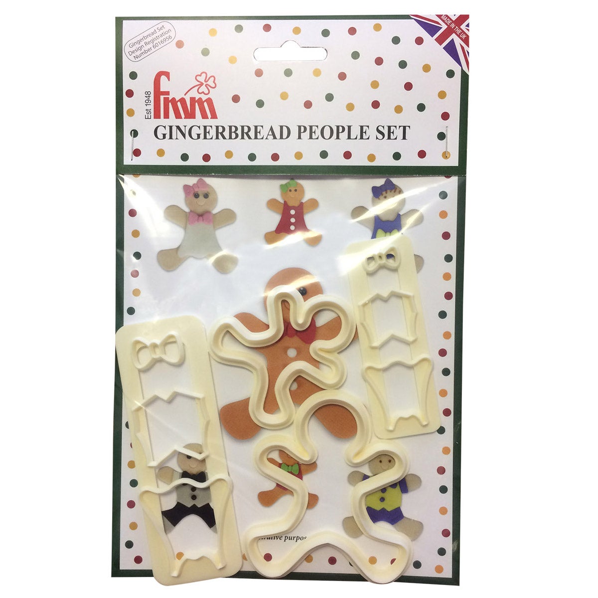 FMM Gingerbread Poppen Uitsteker Set