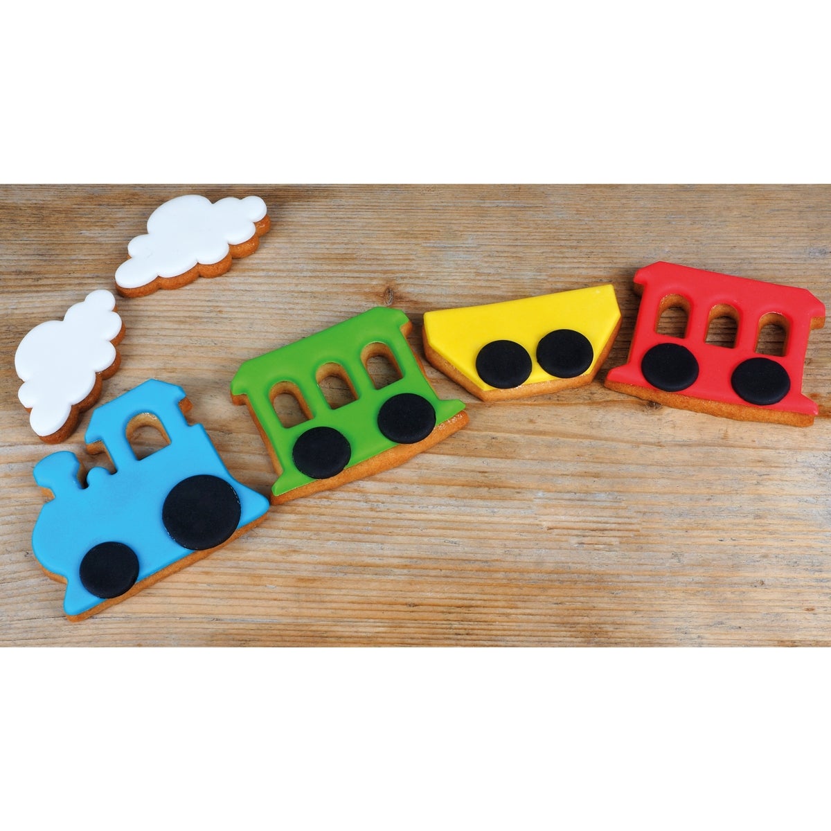 FunCakes Rolfondant Multipack Essential Colours 5x100 g