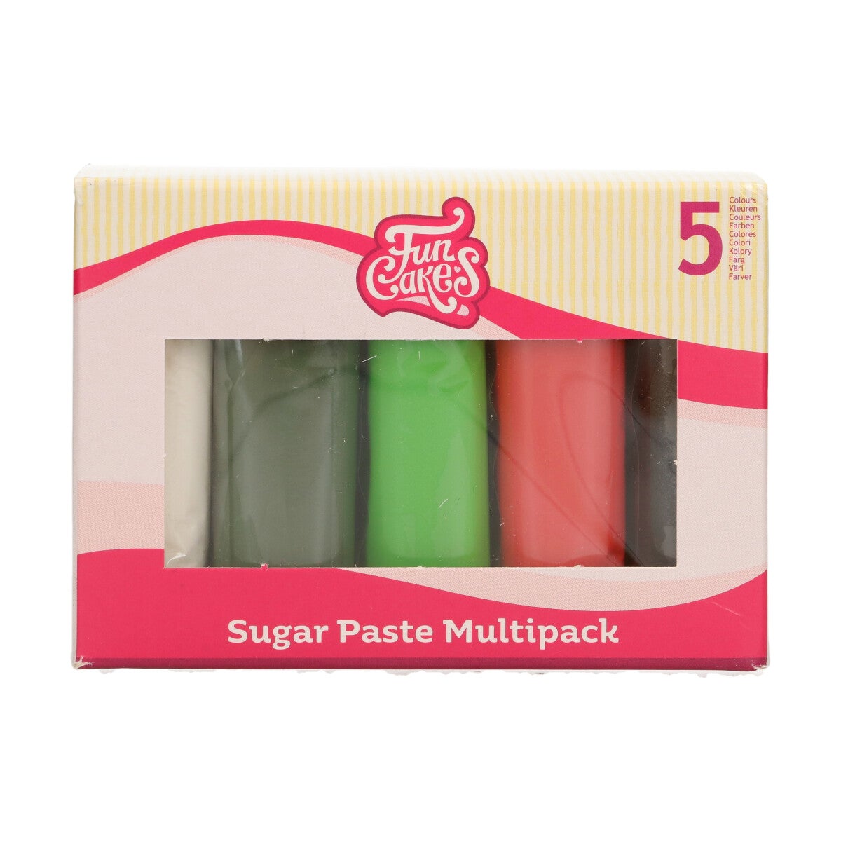 FunCakes Rolfondant Multipack Kerst 5x100 g