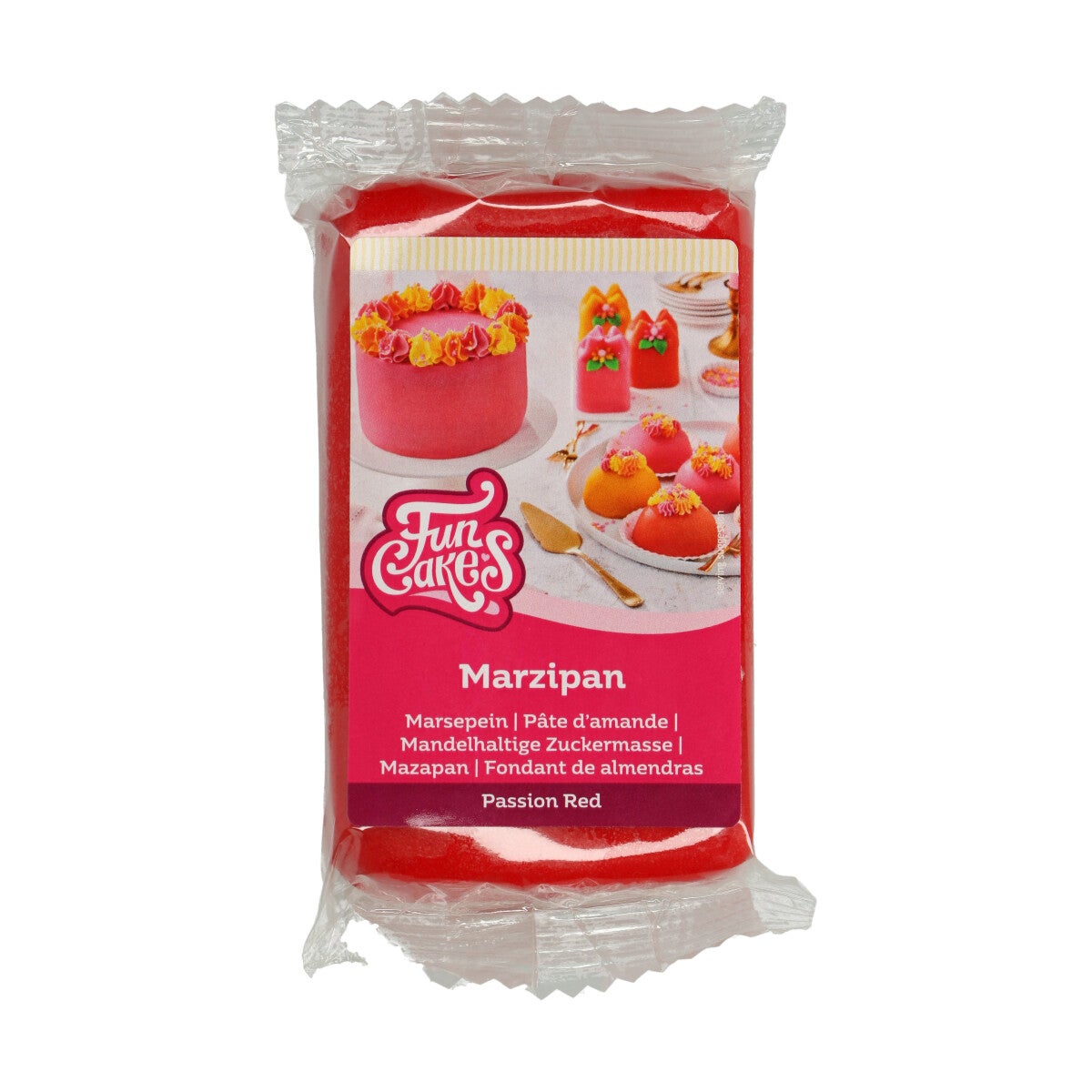 FunCakes Marsepein Rood 250g