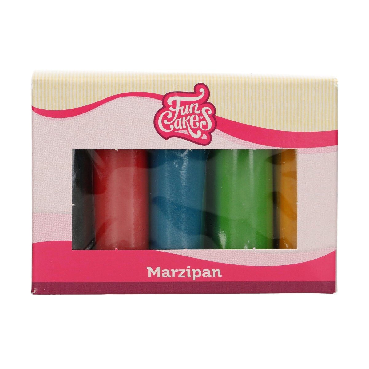FunCakes Marsepein Multipack Essentiële Kleuren 5x100g