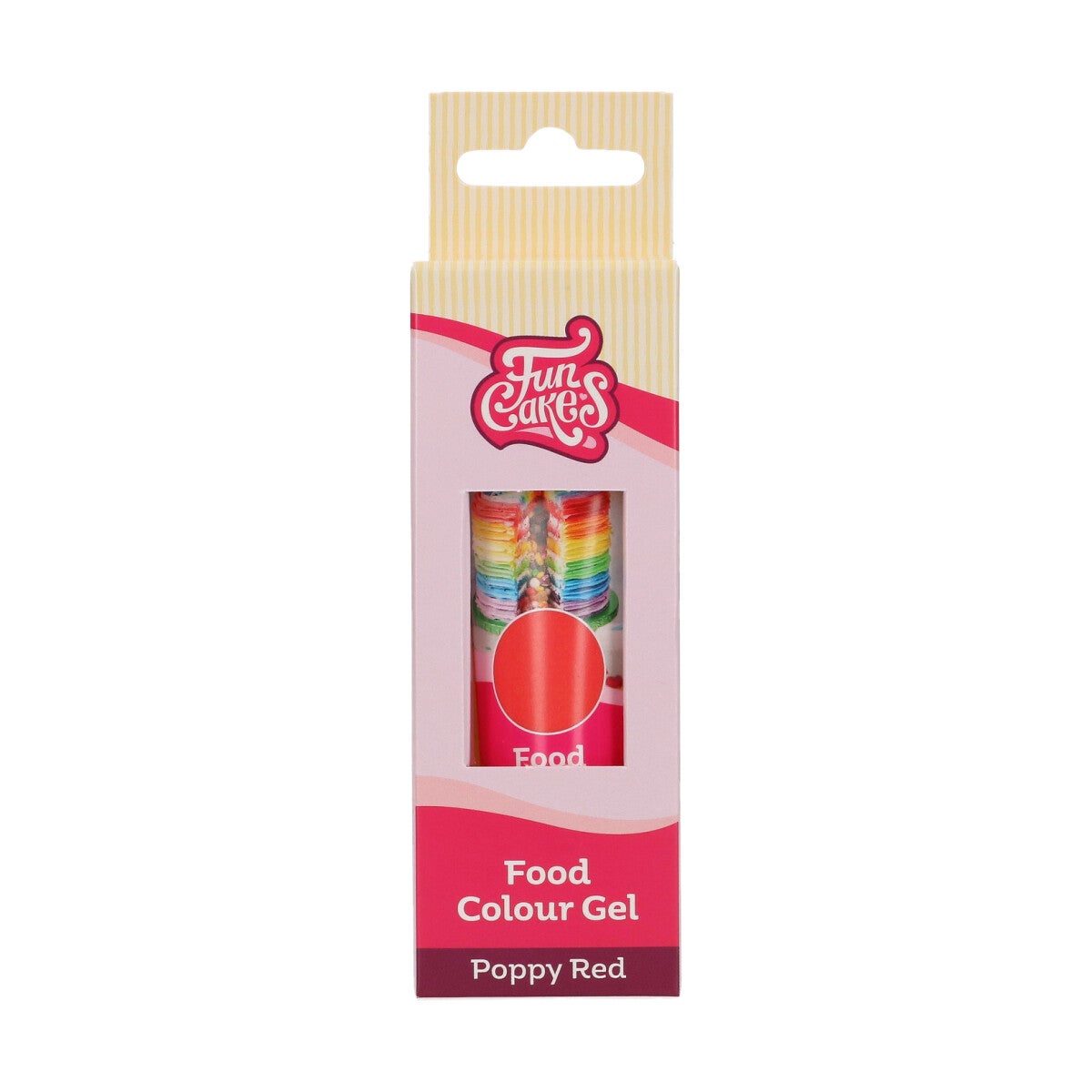 FunCakes Eetbare Kleurstof Gel Poppy Rood 30g