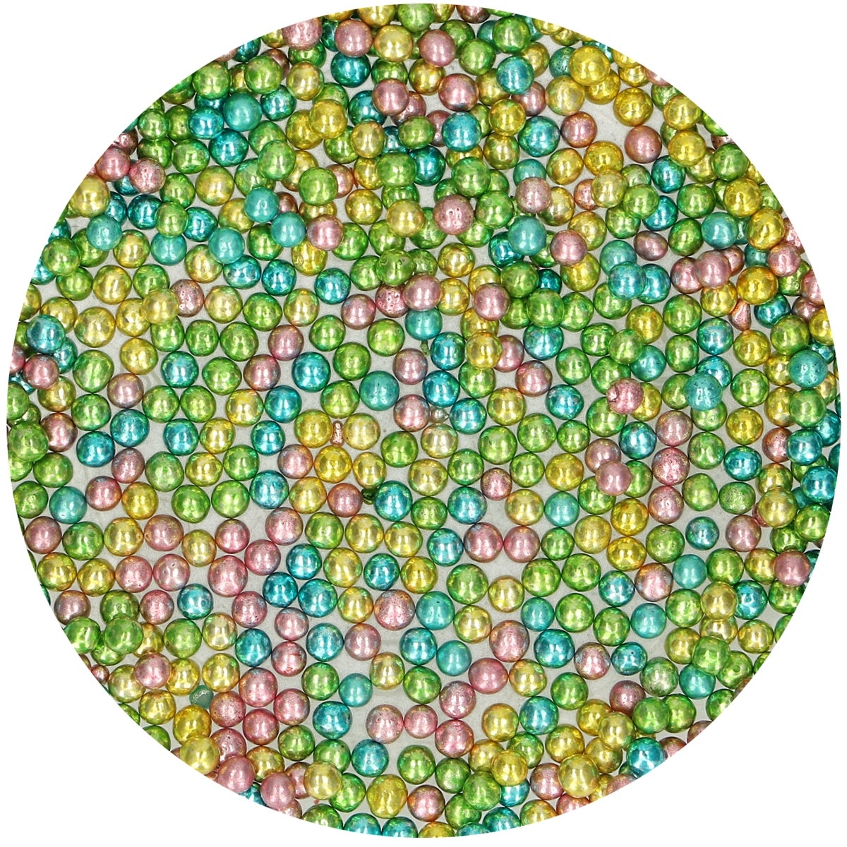 FunCakes Suikerparels Medium Metallic Harlequin 80 g