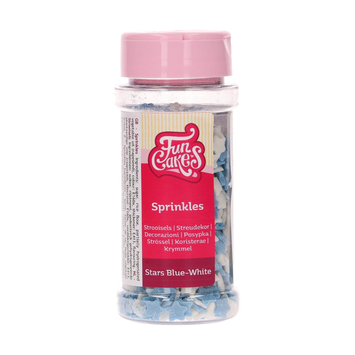 FunCakes Sterretjes Blauw/Wit 55 g