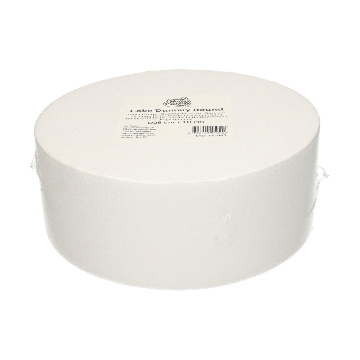 FunCakes Taart Dummy Rond Ø25 cm x 10 cm