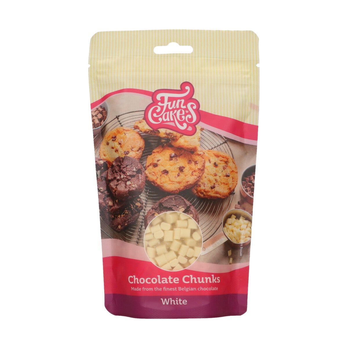 FunCakes Chocolade Chunks Wit 350g
