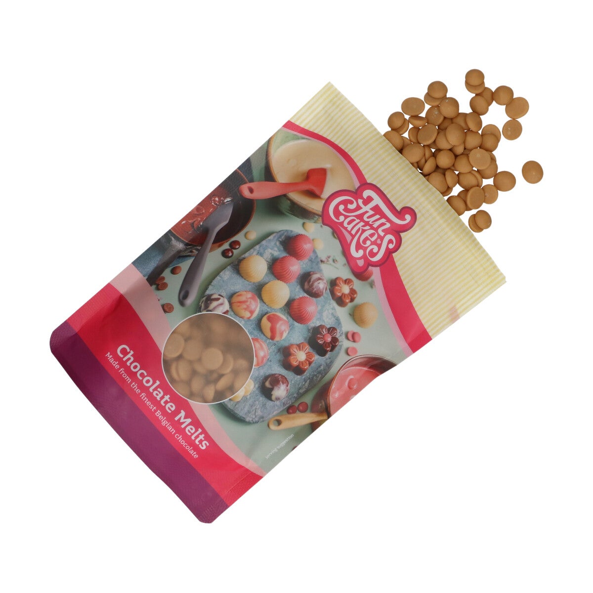 FunCakes Chocolade Melts Goud 200 g