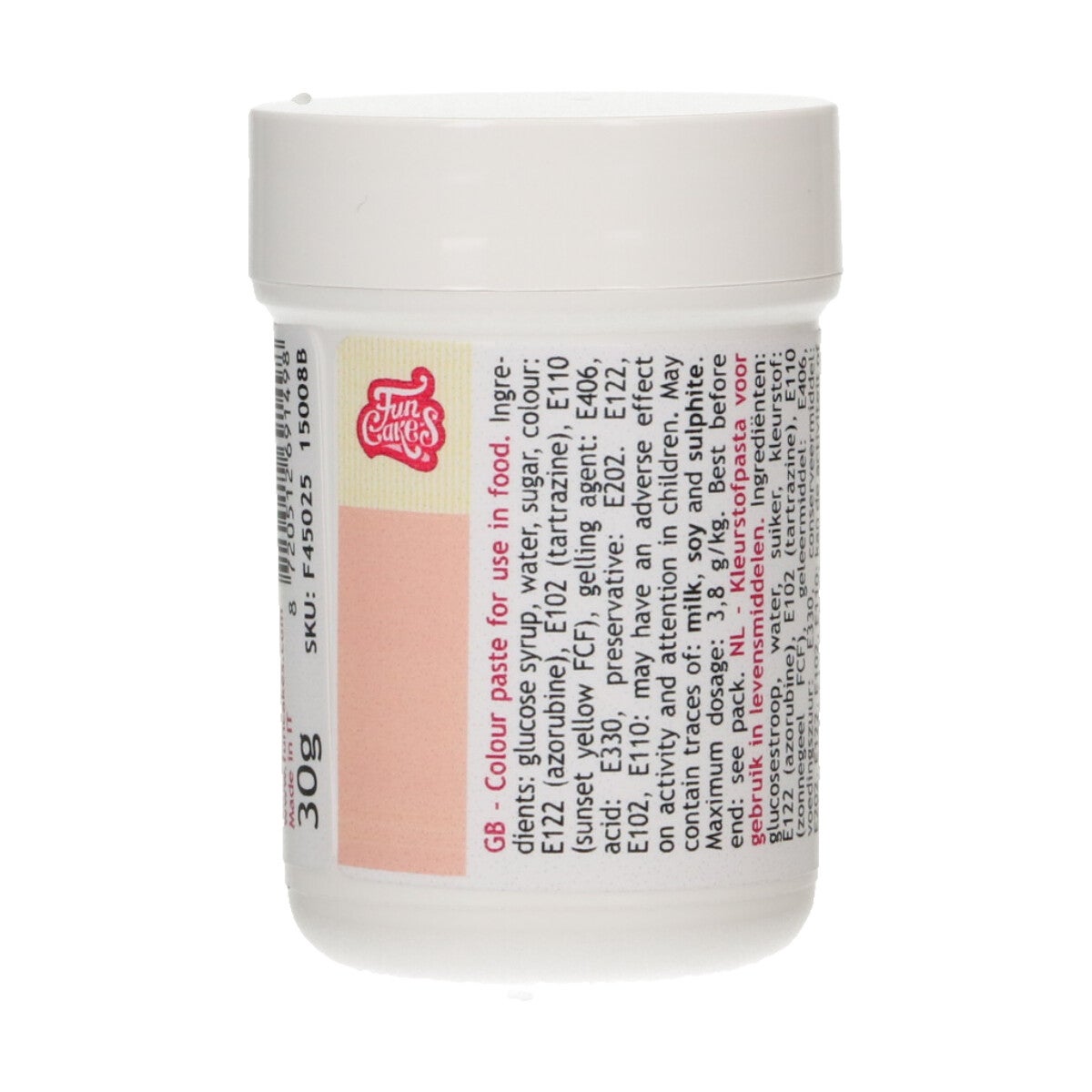 FunCakes Food Colour Paste Peach 30 g