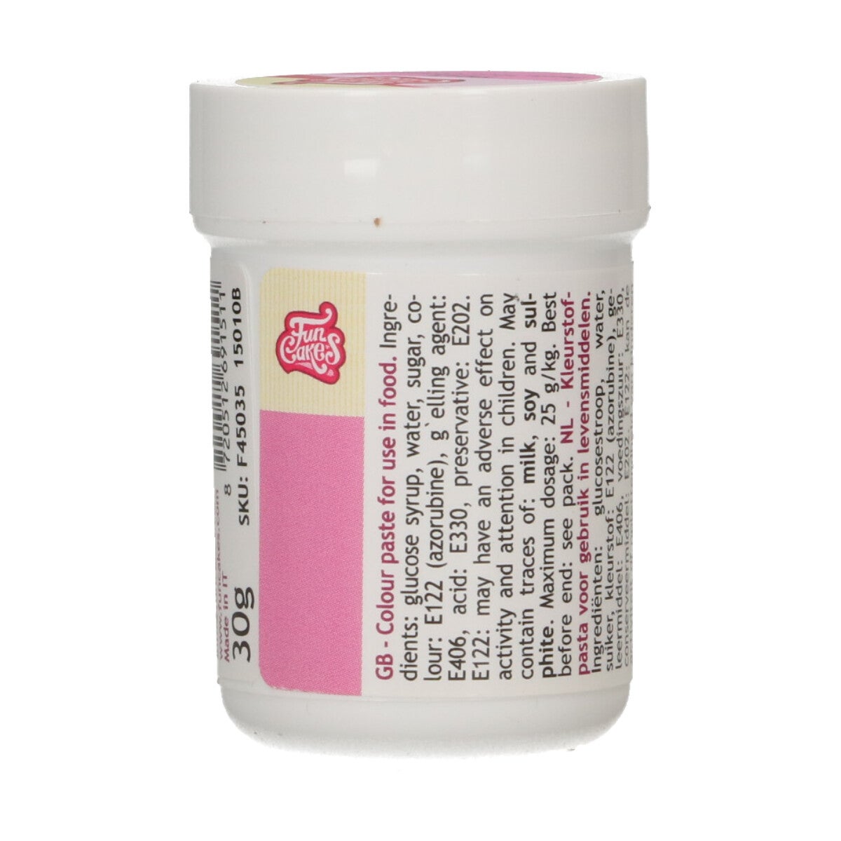 FunCakes Food Colour Paste Pink 30 g