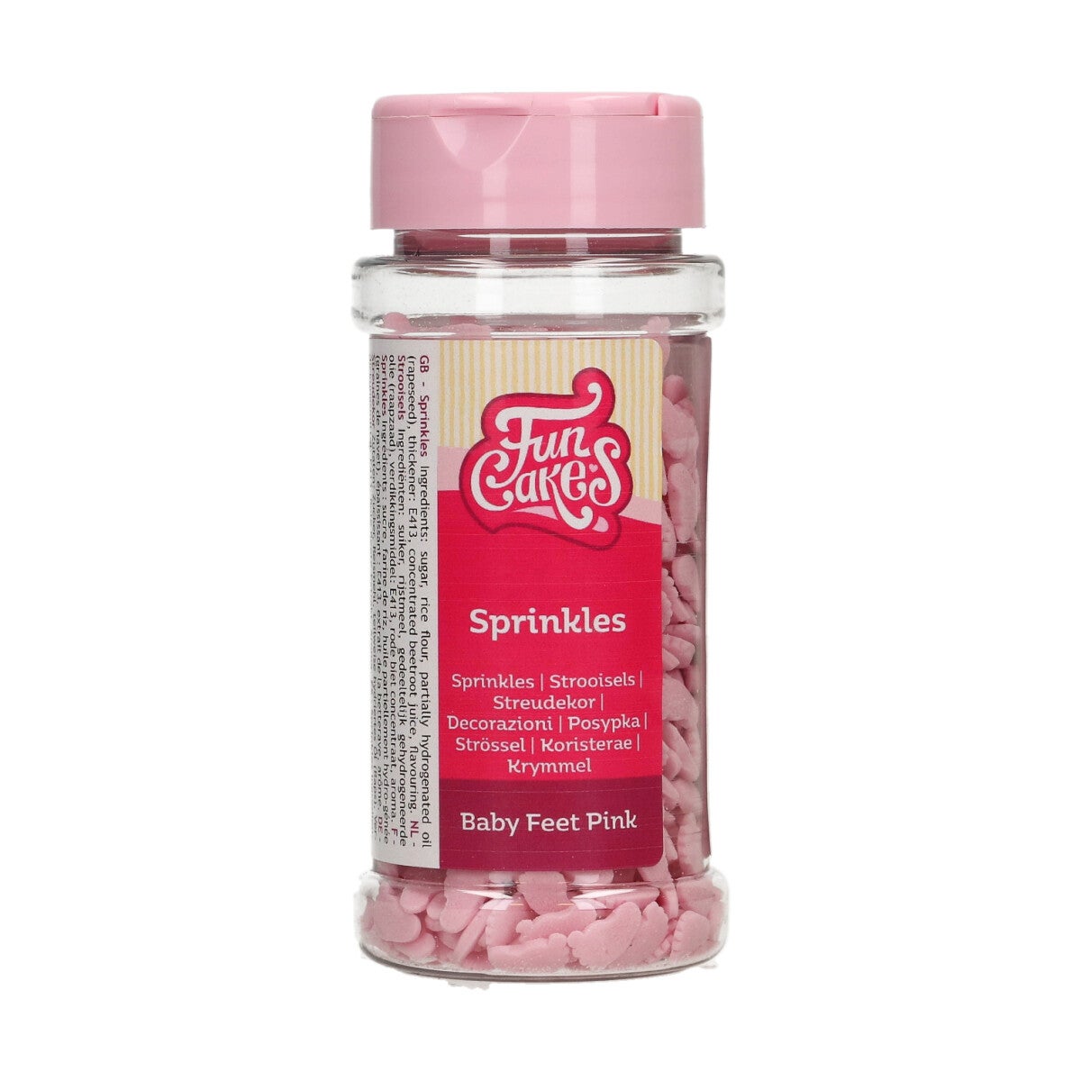 FunCakes Babyvoetjes Roze 55 g