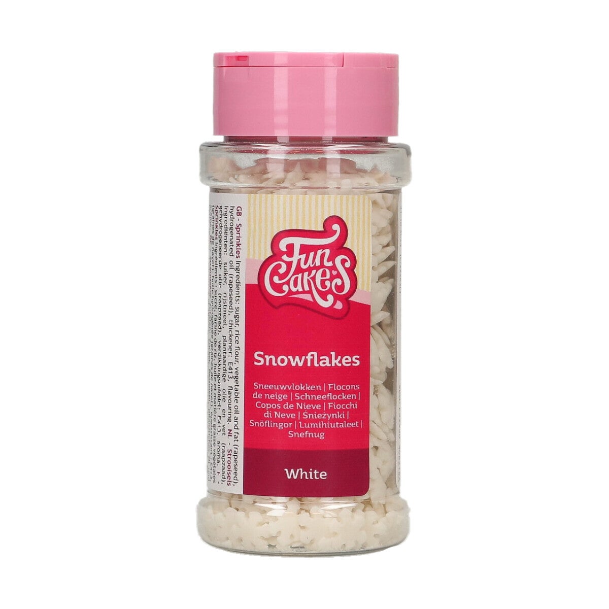 FunCakes Sneeuwvlokken Wit 50 g