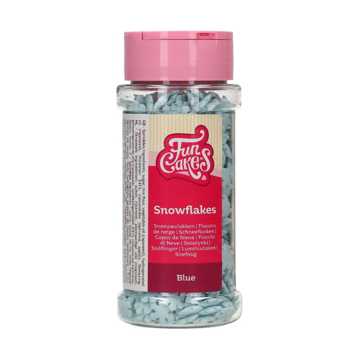 FunCakes Sneeuwvlokken Blauw 50 g