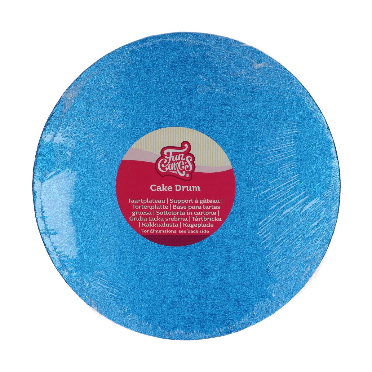 FunCakes Cake Drum Rond Ø25 cm - Blauw