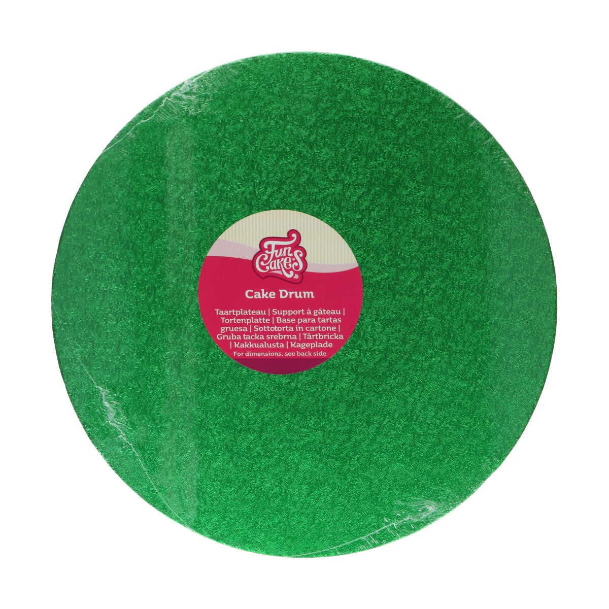 FunCakes Cake Drum Rond Ø30,5 cm - Groen