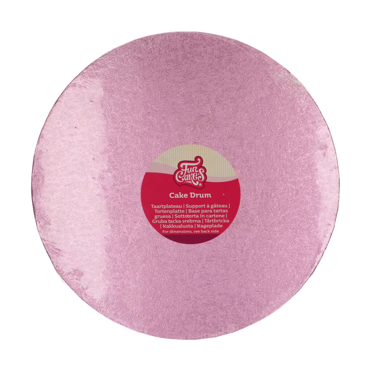 FunCakes Cake Drum Rond Ø30,5 cm - Roze