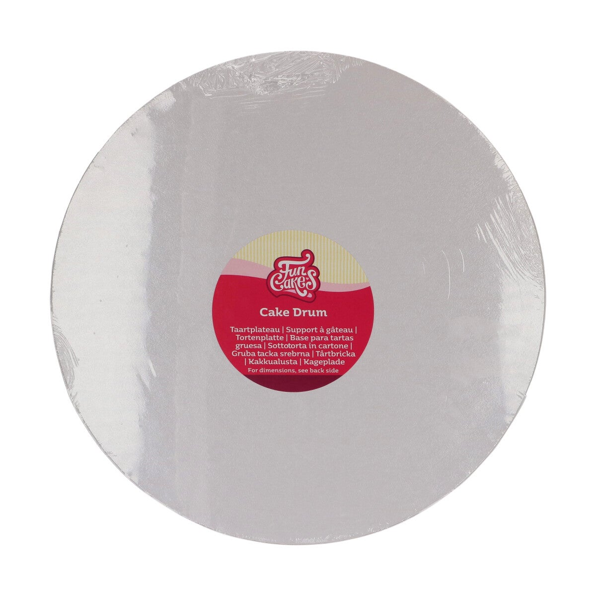 FunCakes Cake Drum Rond Ø30,5 cm - Wit
