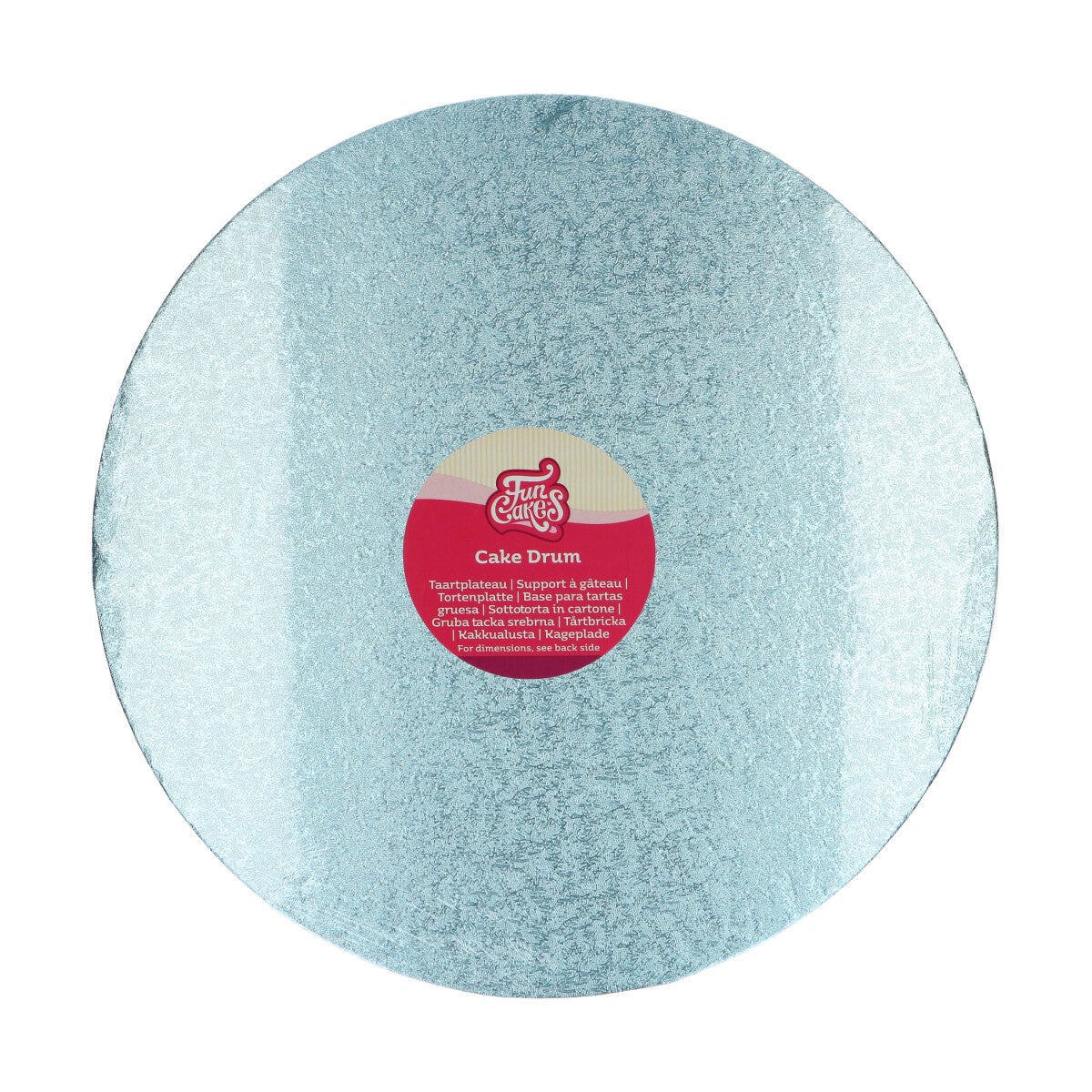 FunCakes Cake Drum Rond Ø35,5 cm - Baby Blauw