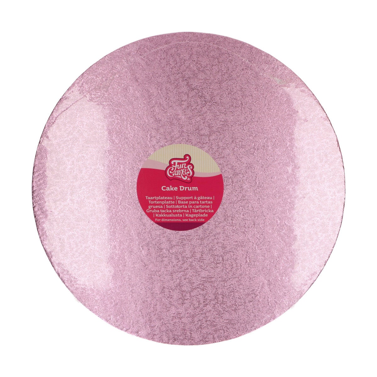 FunCakes Cake Drum Rond Ø35,5 cm - Roze
