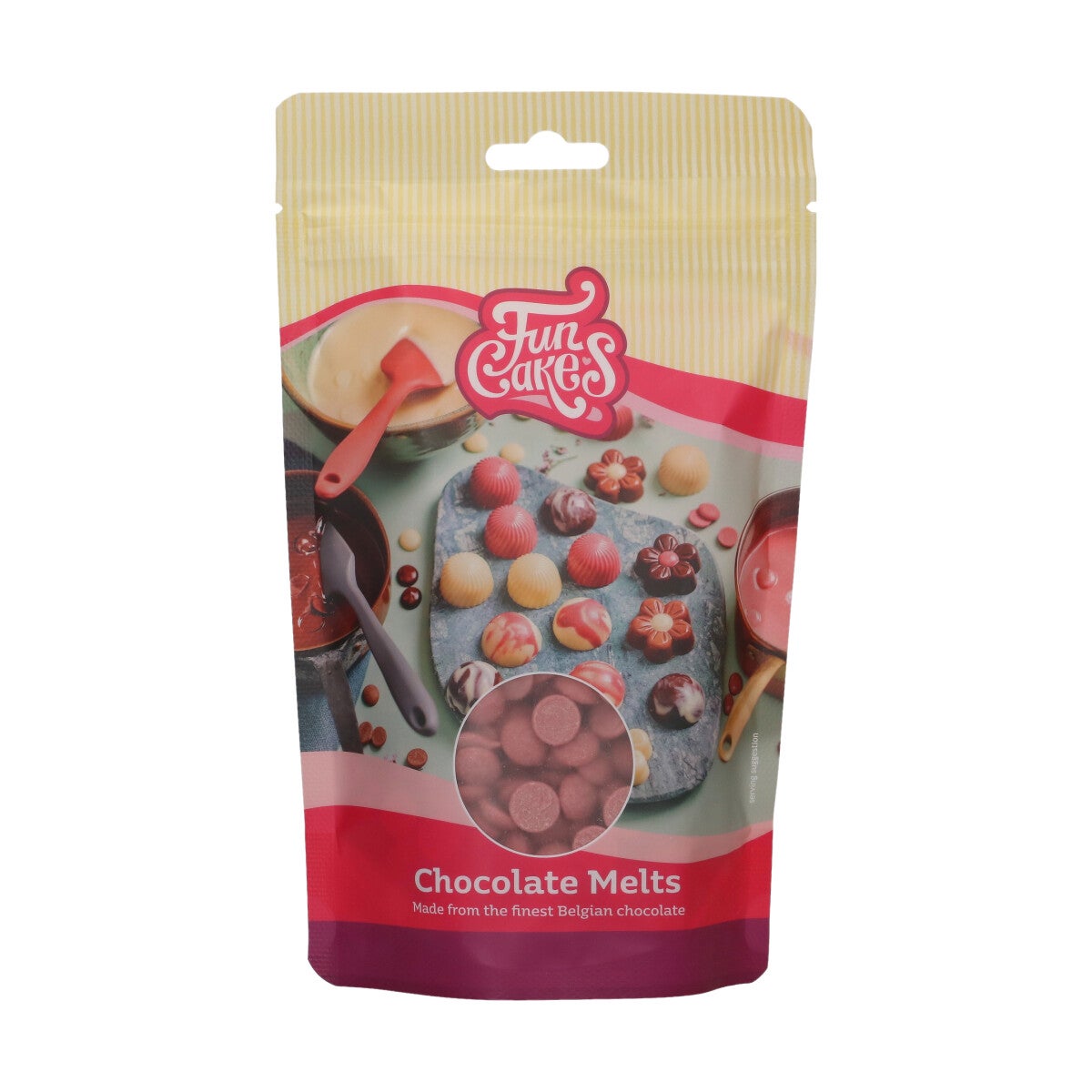 FunCakes Chocolade Melts Ruby 200 g