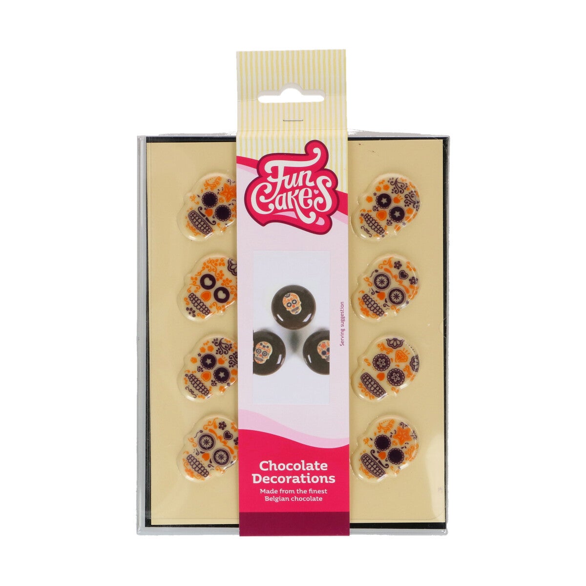 FunCakes Chocolade Decoraties Day of the Dead Set/12
