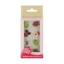 FunCakes Chocoladedecoraties Kleurrijke Kerstmis Set/8