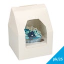 FunCakes Cupcake Doos 1 - Wit pk/25