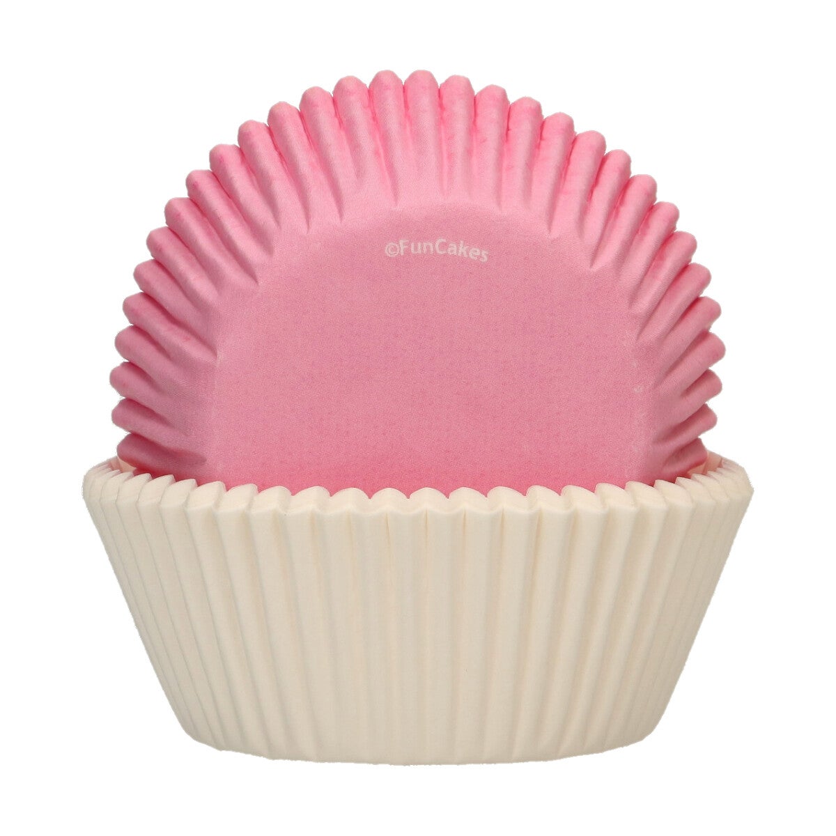 FunCakes Baking Cups Roze / Wit pk/48