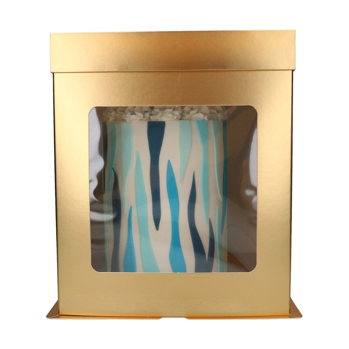 FunCakes Tall Cake Box 26 x 26x 29,4 cm - Goud
