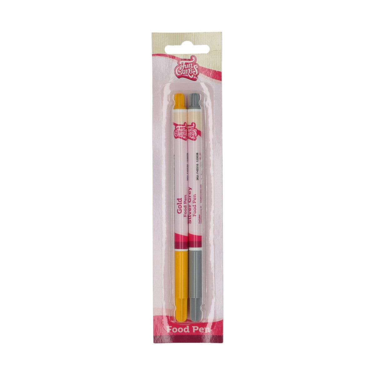 FunCakes Eetbare Stift Goud-Zilver Set/2