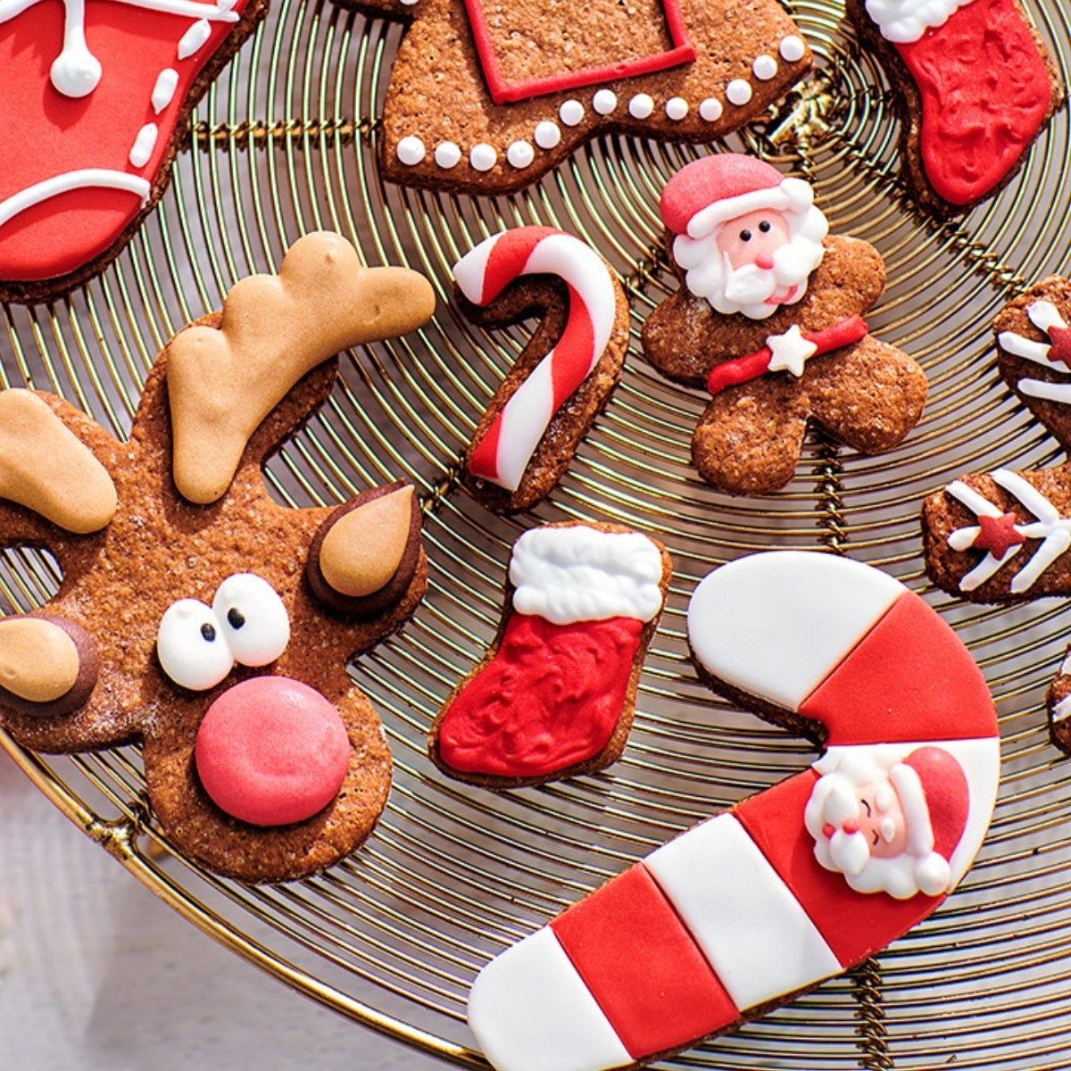 FunCakes Suikerdecoratie Kerstman Set/12