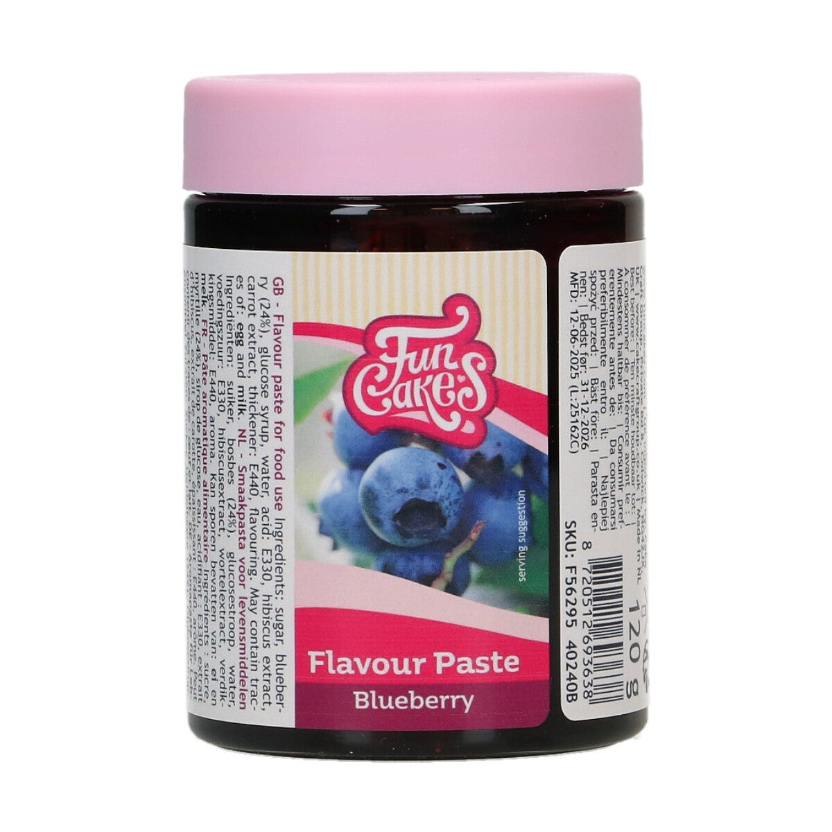 FunCakes Smaakpasta Bosbes 120 g