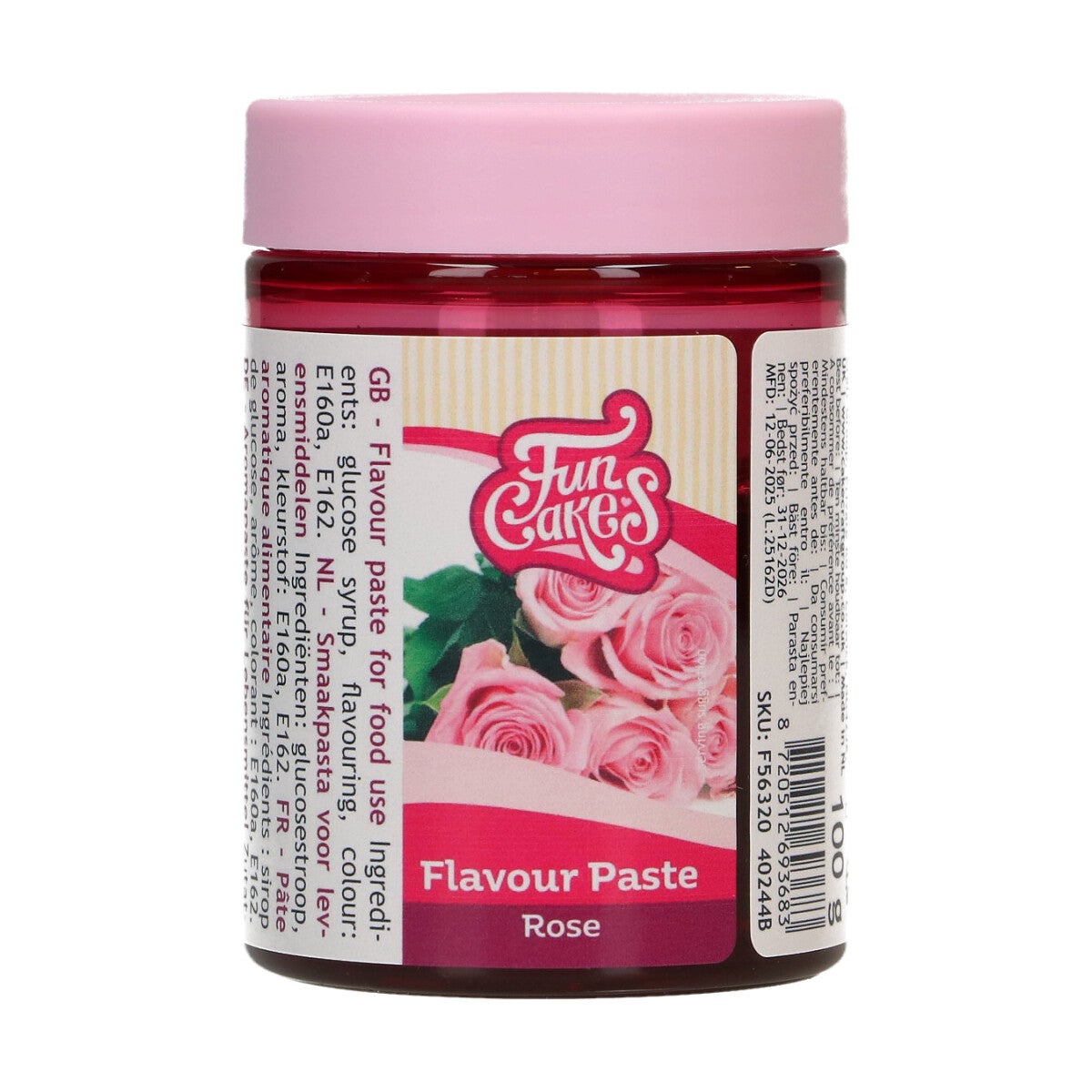 FunCakes Smaakpasta Roos 100 g