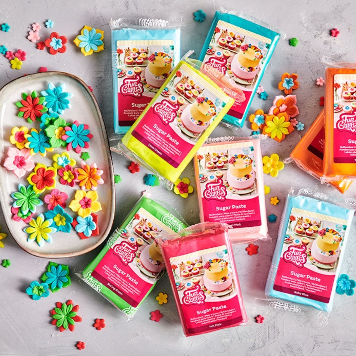 FunCakes Rolfondant Tropical Orange 250 g