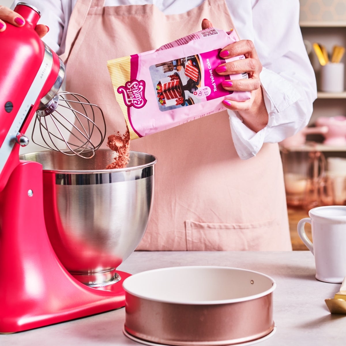 FunCakes Mix voor Red Velvet Cake 500 g