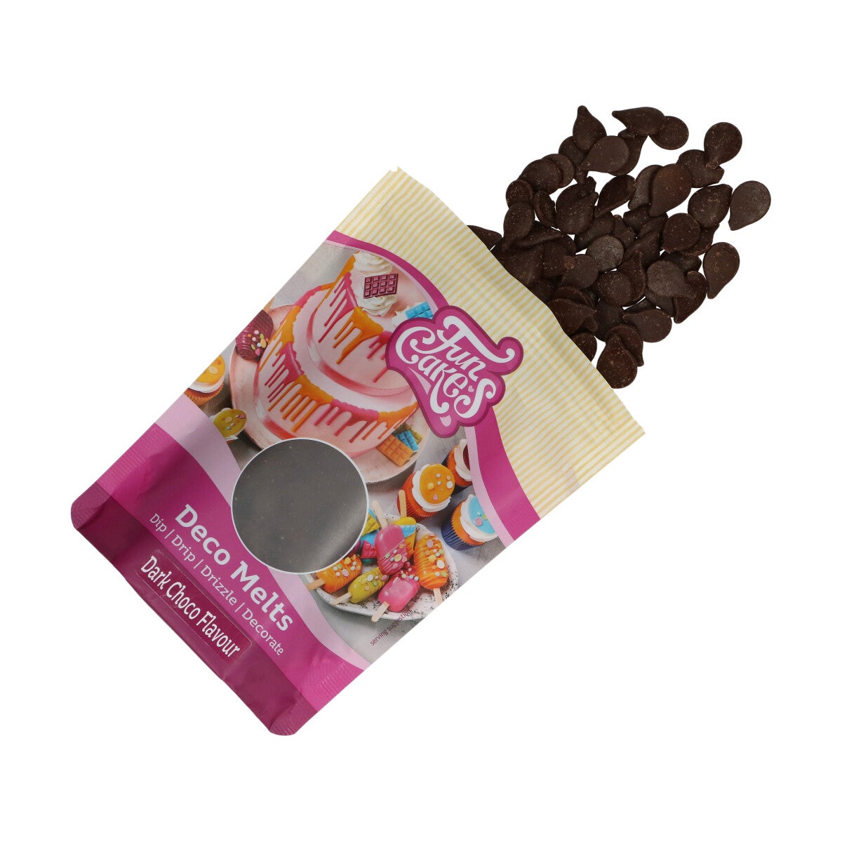 FunCakes Deco Melts - Donkere Chocosmaak - 250g